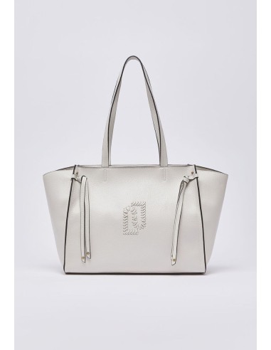 Borsa tote grande Liu Jo bottalata con logo LJ