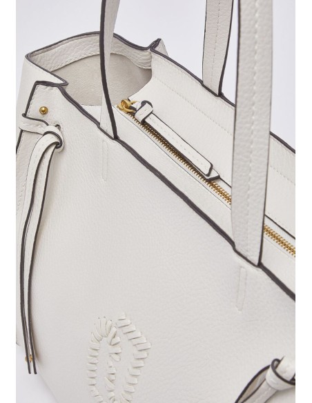 Borsa tote grande Liu Jo bottalata con logo LJ