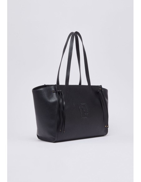Borsa tote grande Liu Jo bottalata con logo LJ