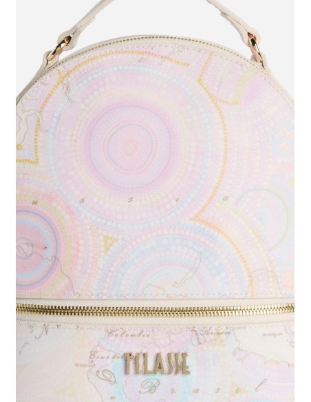 Zaino Geo Dots Art multicolor compatto