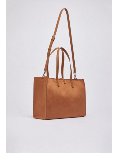 Borsa tote grande scamosciata con borchie