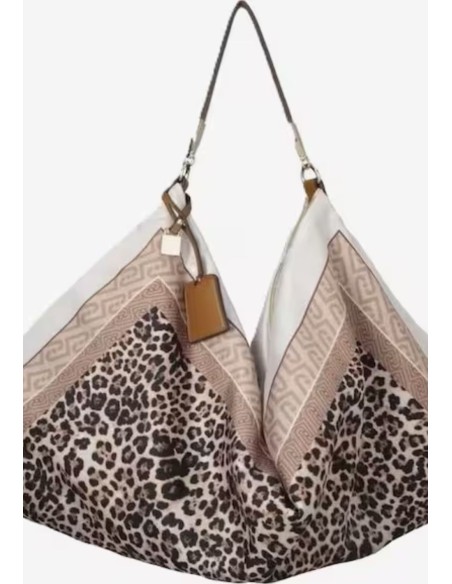 Borsa foulard media in raso stampato