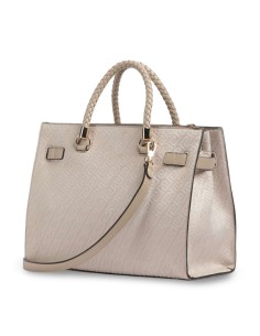 Borsa satchel Liu Jo monogram camoscio 2