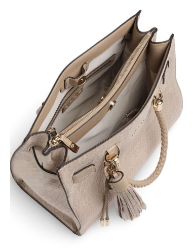 Borsa satchel Liu Jo monogram camoscio