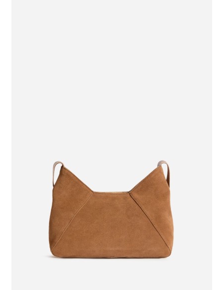 Tracolla Free Spirit in pelle scamosciata con frange