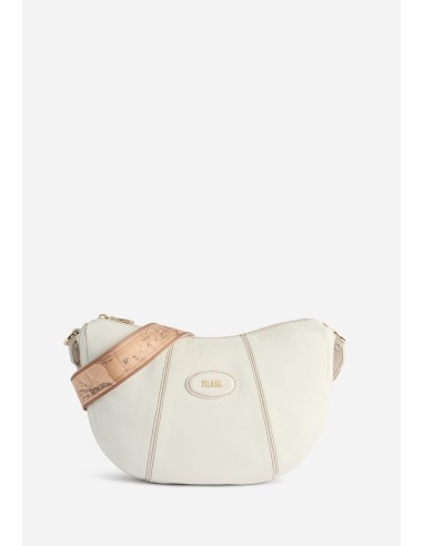 Tracolla mezzaluna Rodeo Leather avorio