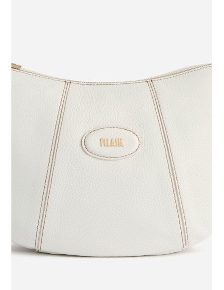 Tracolla mezzaluna Rodeo Leather avorio