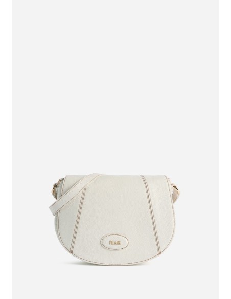 Tracolla con patta Rodeo Leather avorio