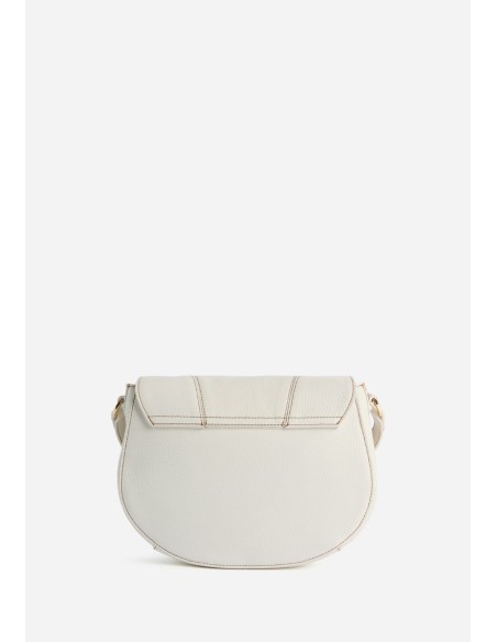 Tracolla con patta Rodeo Leather avorio