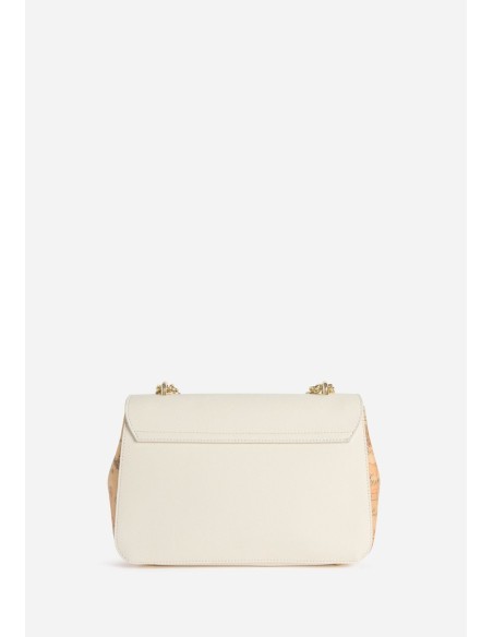 Bay Lock Bag tracolla nera saffiano Geo Classic