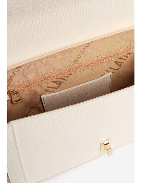 Bay Lock Bag tracolla nera saffiano Geo Classic