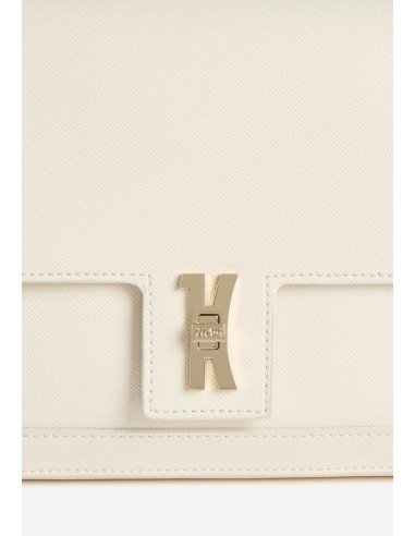 Bay Lock Bag tracolla nera saffiano Geo Classic