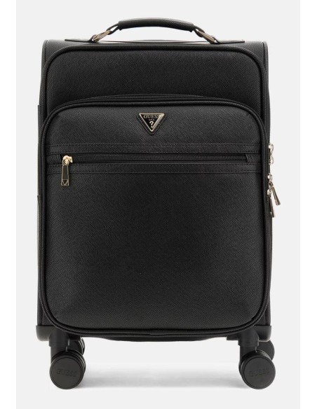 Trolley Norom saffiano con TSA e tasca frontale