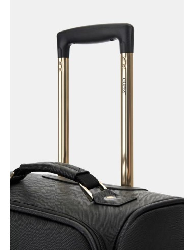 Trolley Norom saffiano con TSA e tasca frontale