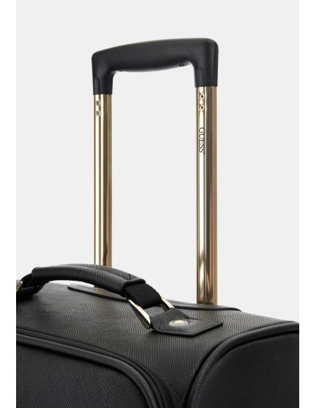 Trolley Norom saffiano con TSA e tasca frontale