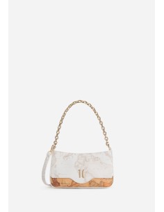 Pochette White Geo Mix con catena