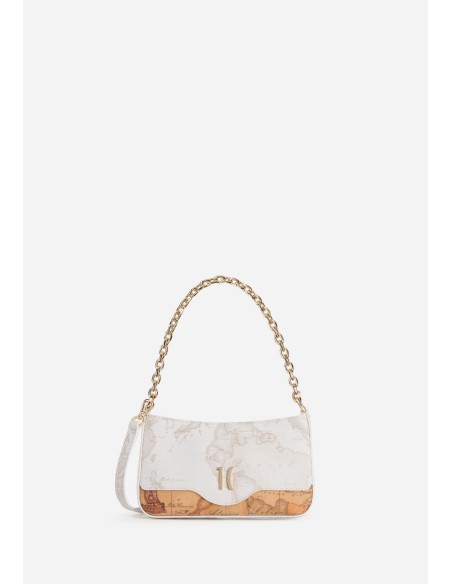 Pochette White Geo Mix con catena
