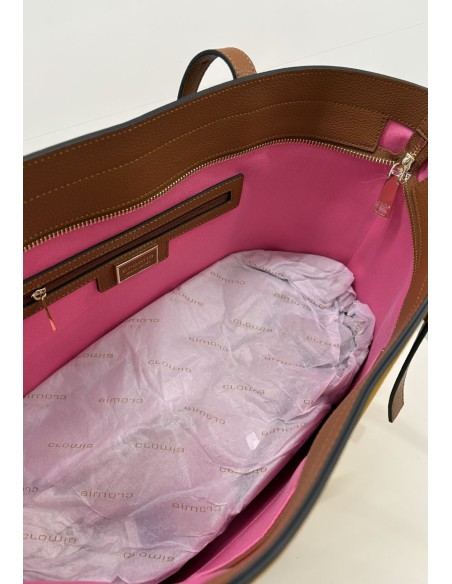 Shopper Cromia Lucy in pelle scamosciata