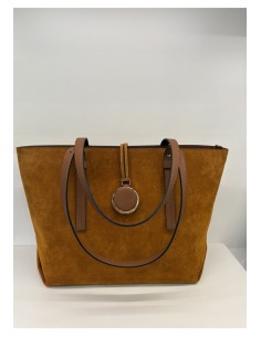 Shopper Cromia Lucy in pelle scamosciata 2