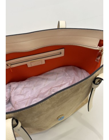 Shopper Cromia Lucy in pelle scamosciata