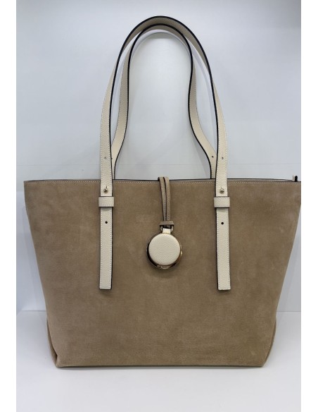 Shopper Cromia Lucy in pelle scamosciata