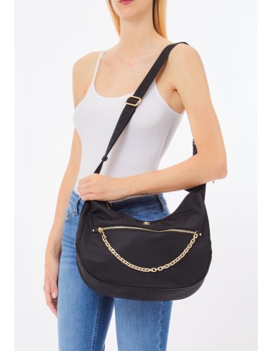 Liu Jo Borsa a Spalla Sportiva in Nylon con Catena Achala