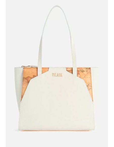 Alviero Martini Prima Classe Java City Borsa Shopping Media Avorio