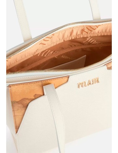 Alviero Martini Prima Classe Java City Borsa Shopping Media Avorio