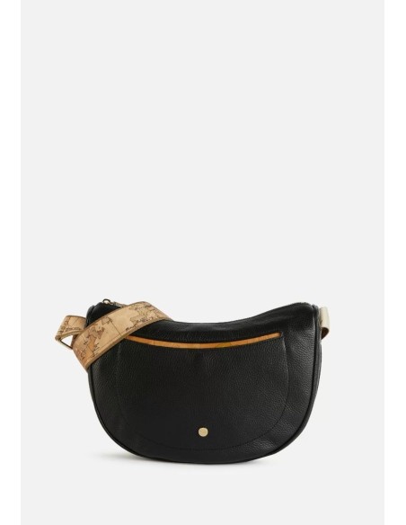 Alviero Martini Prima Classe Chic Soul Tracolla a Mezzaluna in Pelle Granata Alviero Martini Prima Classe Chic Soul Tracolla a Mezzaluna in Pelle Granata