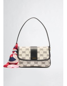 Borsa  Liu Jo con foulard bianca.
