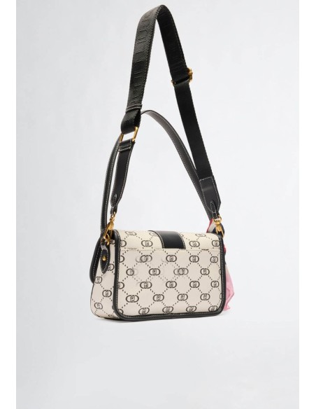 Borsa  Liu Jo con foulard bianca.