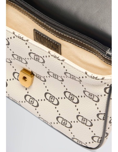 Borsa  Liu Jo con foulard bianca.