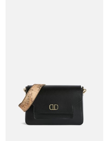 Alviero Martini Prima Classe Tracolla Geo Summer Feeling con Tasca – Nero